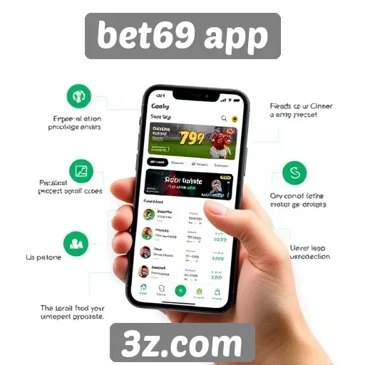 Características da interface de usuário do bet69 app
